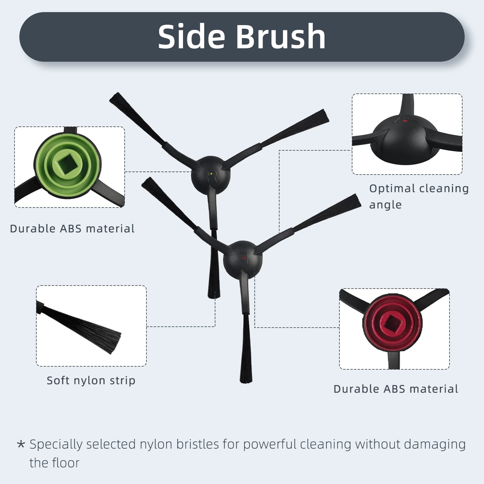 Fit For Tikom G8000 / G8000 Pro / Honiture G20 Pro Roller Side Brush Filter Mop Cloths Rag Robot Vacuums Spare Part Accessory