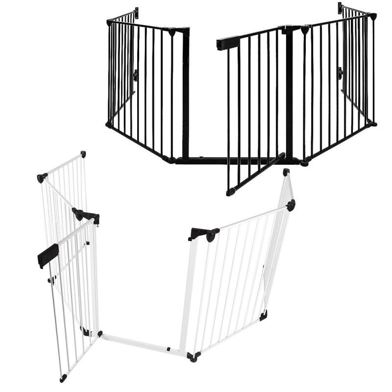 4/5 PCS Safety Barrier Children's Home Playpen Fencing Gate Crib Pet Dog Cat Fence Gates For Security Guard Pet Supplies HWC