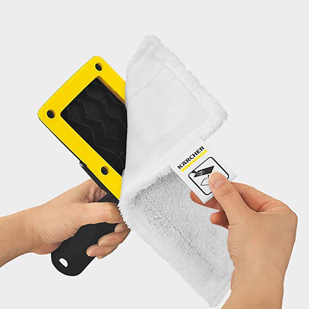 Outils de sol en tissu KARCHER EASYFIX 2.863 – 259.0 SC1 SC2 SC3 SC4 SC5 (34.5cm), 2 pièces, adaptés aux noms des appareils: nettoyeur à vapeur, vadrouille à vapeur