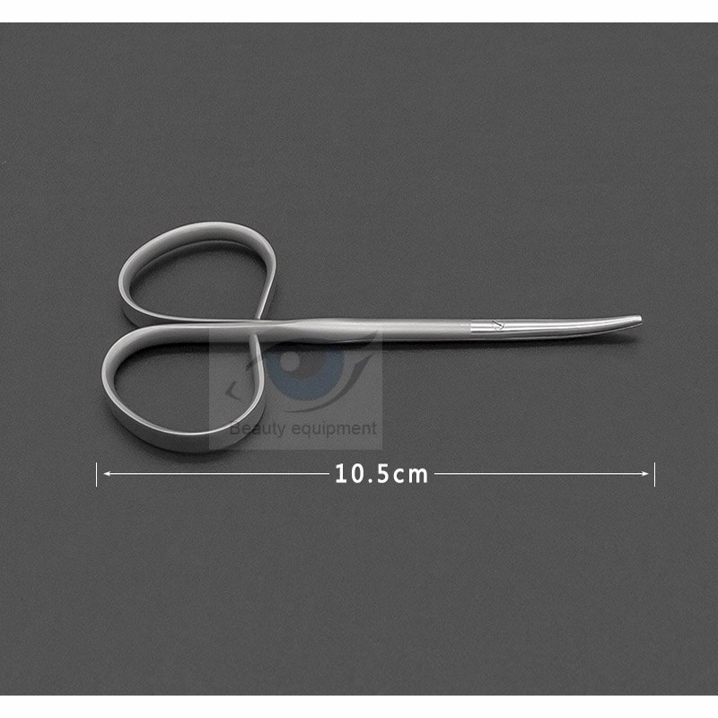 Twist-handle saks fine eye peeling saks: Børstet krom