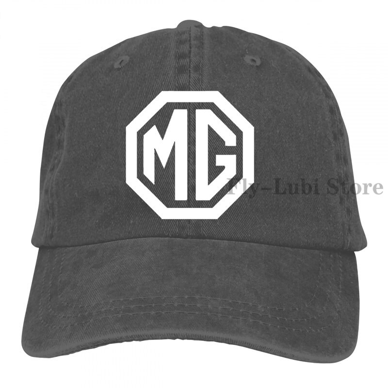 Mg Aftermarket Baseball cap men women Trucker Hats adjustable cap: 2-Black