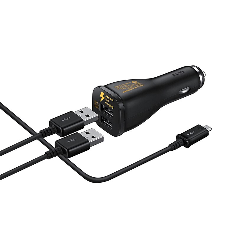 Snel Opladen 5V 9V Dual Usb Auto Fast Charger Adapter Voor Iphone Ipad Sam-Sung
