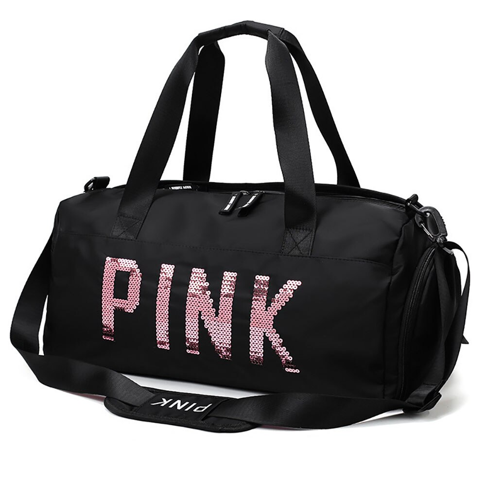 Waterdichte oxford dames handtas met grote capaciteit, reistas, strandtas, zomertas, schoudertas, schoenendoos, crossbody tas voor dames: Zwart