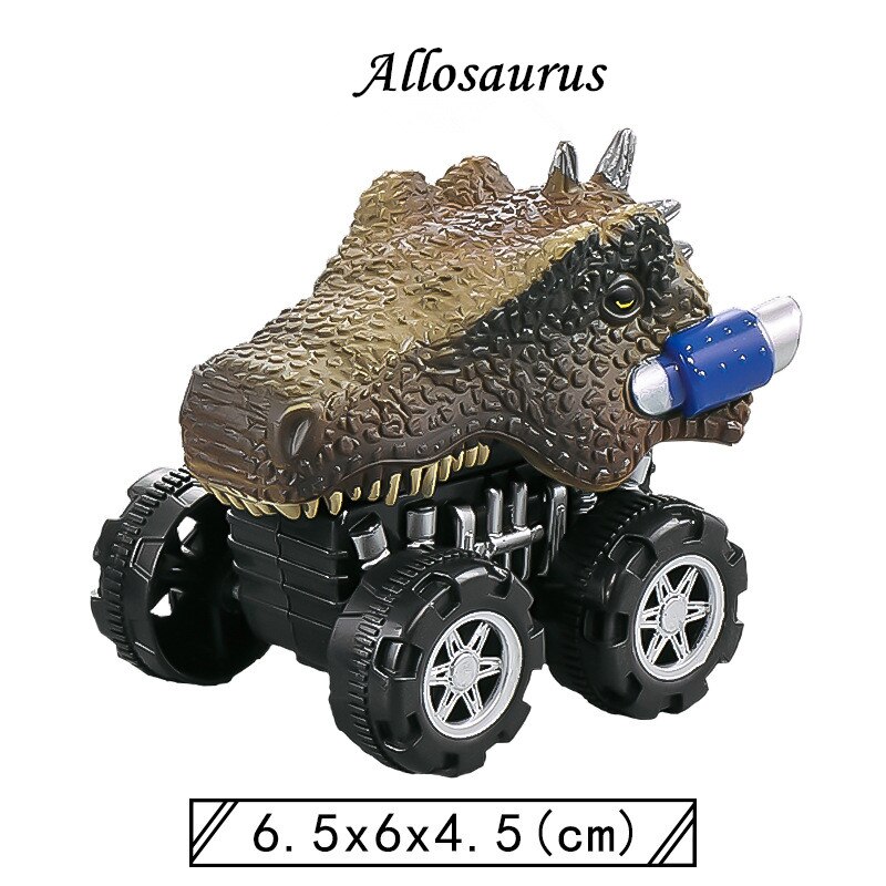 Kids Dinosaur Car Toy Big Size Dinosaur Transport Cars for Boys Jurassic World Game Interactive Montessori Toys for Toddlers: Allosaurus