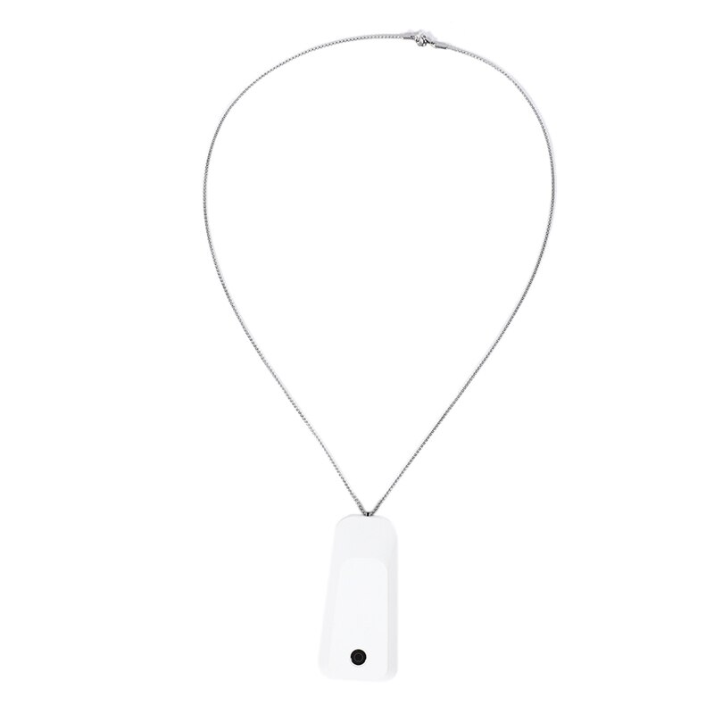 Ketting Luchtreiniger Thuis Mini Usb Draagbare Wearable Ketting Negatieve Ionen Generator Usb Personal Air Cleaner: White