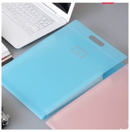 Portátil Simple A4 bolsa de documentos a prueba de agua archivo carpeta examen papel organizador caso expansión archivos Oficina papelería
