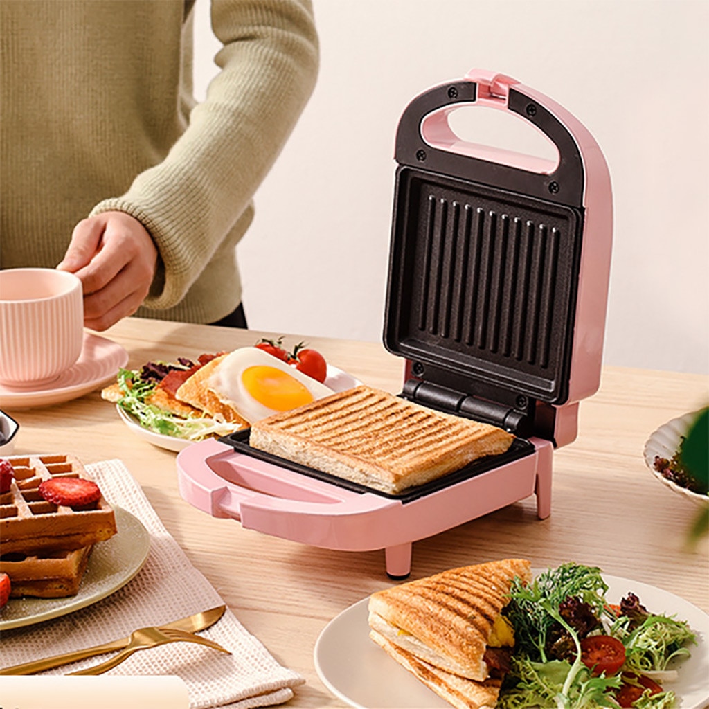 Multi-funktion morgenmad toast maskine automatisk husholdning kage maskine brød maskine opvarmning bagning vaffel maker #y #g40