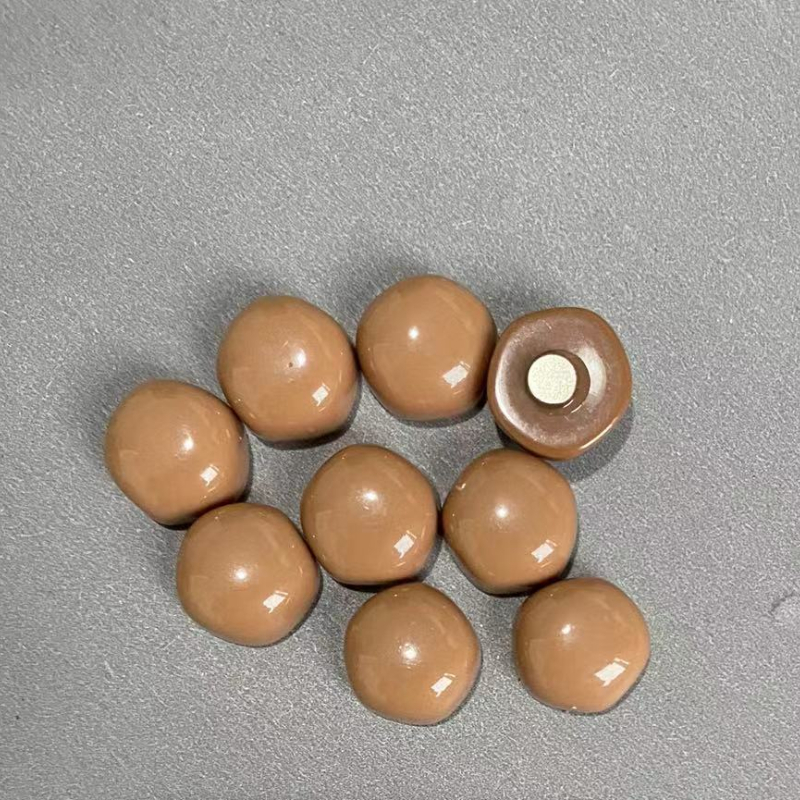Imanes redondos para refrigerador, pegatinas pequeñas de 15mm, imán de Color para refrigerador, de recuerdo, decoración del hogar, 10 piezas: 10 PCS coffee