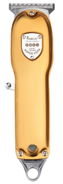 cord cordless hair trimmer men electric hair clipper beard hair cutting machine Pivot edge outlines detail trim: One-Gold