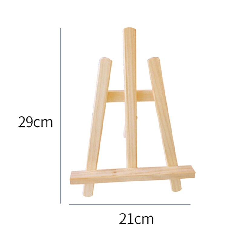 Wooden Mini Easel Stand Mobile Phone Tablet Bracket Portable Desktop Holder OCT998