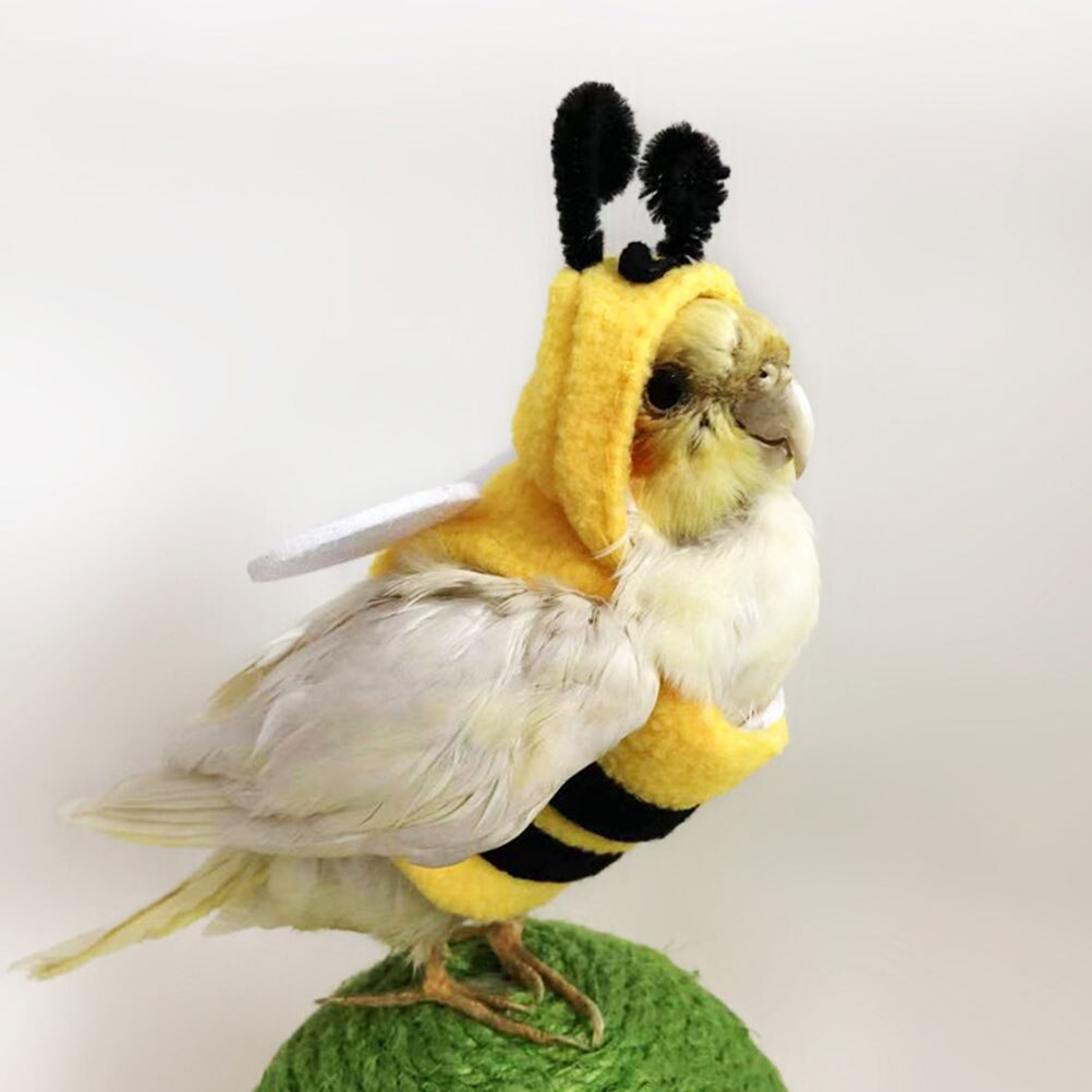 2Pcs Cockatiel Bird Costume Warm Parrot Clothes Adorable Bird Clothing Parrot Clothing for Outdoor Pets Parrots Home