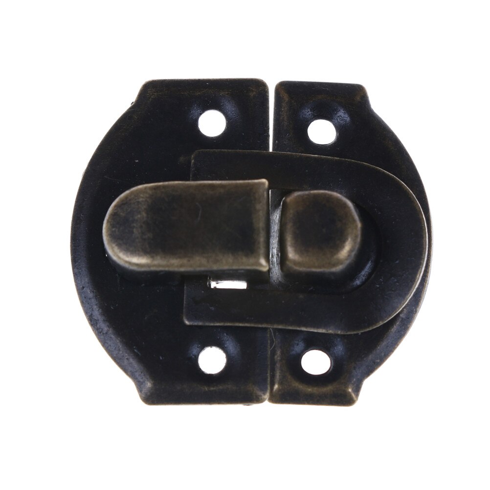 4 pcs/lot Bronze Gold Catch Clasp Jewelry Chest Box Suitcase Case Trunk Buckles Toggle Hasp Latch 26X29MM
