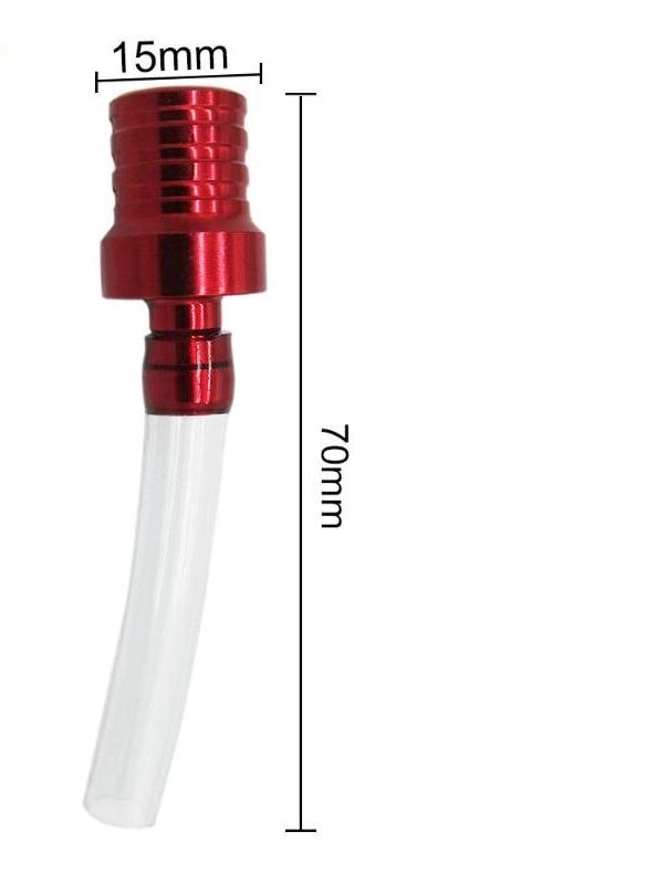Tubo de manguera de ventilación de combustible de motocicleta, tapa de combustible de aleación de aluminio para ATV, tapa de tanque de combustible, 1 Uds.
