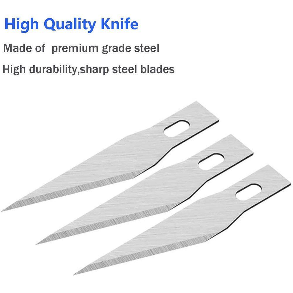 10 pakke til x-acto kniv med skarpe knive, sæt pakke hobby håndværk kunst aluminium udskæringskniv tilbehør