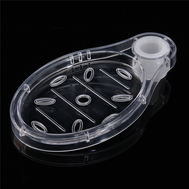 Mrosaa dusjstang såpeskåler abs plast gjennomsiktig såpeboksholder palle badekar dusjstang såpeholder for dia .22mm silde bar