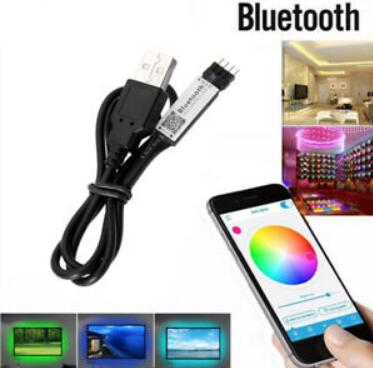 Bluetooth 4.0 USB Controller DC 5V RF IR music Remote control Dimmer Mini LED Controller For SMD 3528 5050 2835 RGB Led Strips