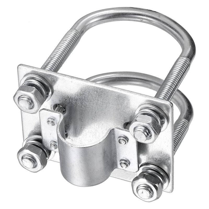 Antenna Mast Clamp Bracket With U-Bolts Anti-Rust Clamp Panel Pipe Mounting Hardware For Outdoor Lora Antenna Helium: Default Title