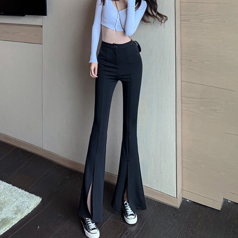 Threaded Pear Amaris Elastic Waist Solid Pants