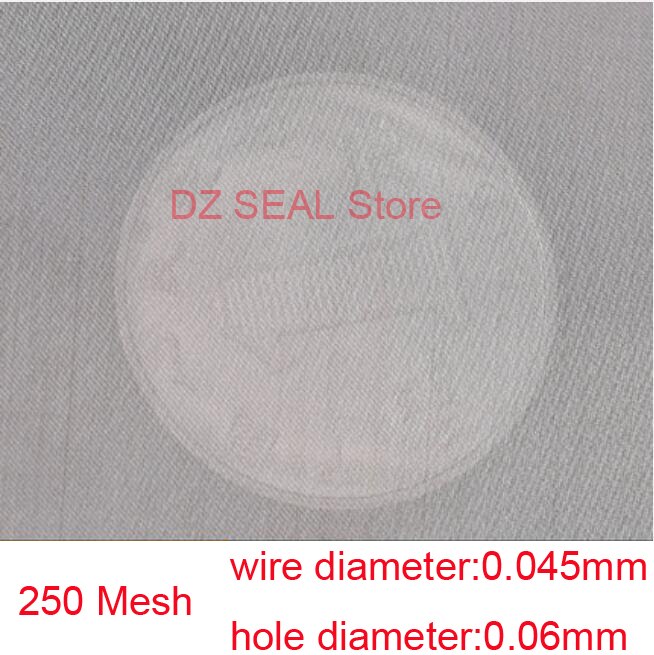 304 rustfritt stål netting matfilter metall nettfiltrering trådplate silfilter hjemmekjøkkensiler 300mm x 1000mm: 250 masker