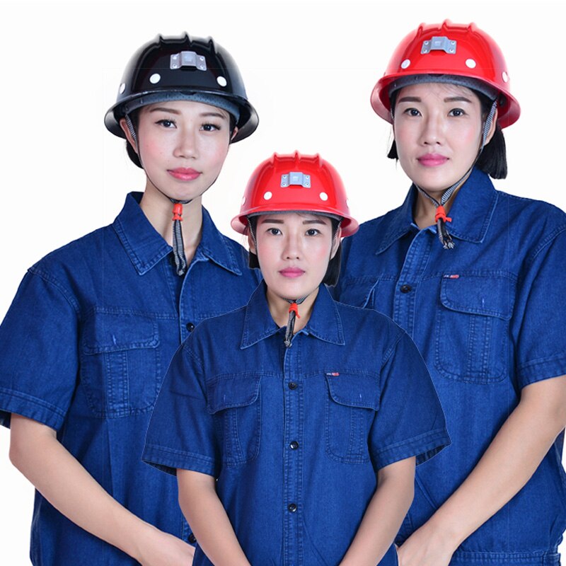 Mining Safety Helmet Construction Coal Miner FRP Hard Hat Labor Protection Helmet Anti-smashing Work Cap