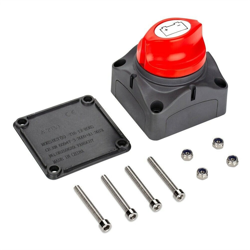 Interrupteur principal pour isolateur de batterie de voiture, 300a, 12V/24V, pour camping-Car, camion, bateau à moteur: 300A