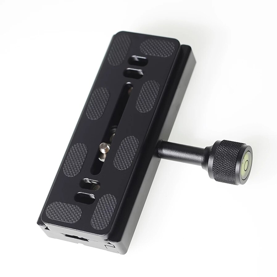 XILETU QR-120 universale morsetto di serraggio + PU-120 piastra a sgancio rapido 1/4 '-3/8 pollici vite per treppiede e monopiede lunghezza 120mm * larghezza 38mm