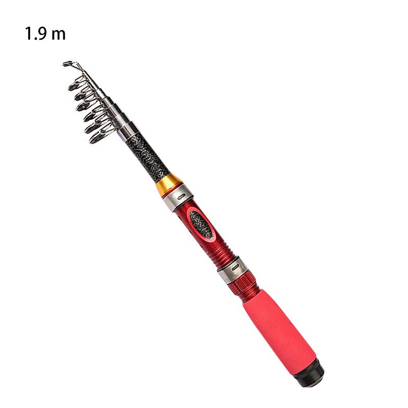 Zachte Staart Rock Draw Vlot Hengel Vissen Reel Karper Hengel Feeder Hard Telescopische Mini Hengel Houder zee Hengel: Oranje