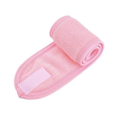 Dehnbar Waschbar Spa Schweiß Stirnband machen-hoch Haar wickeln Gesicht Waschen Kopf Handtuch Weichen Bequemen Gesicht Waschen Schlecht Haar Band: Rosa