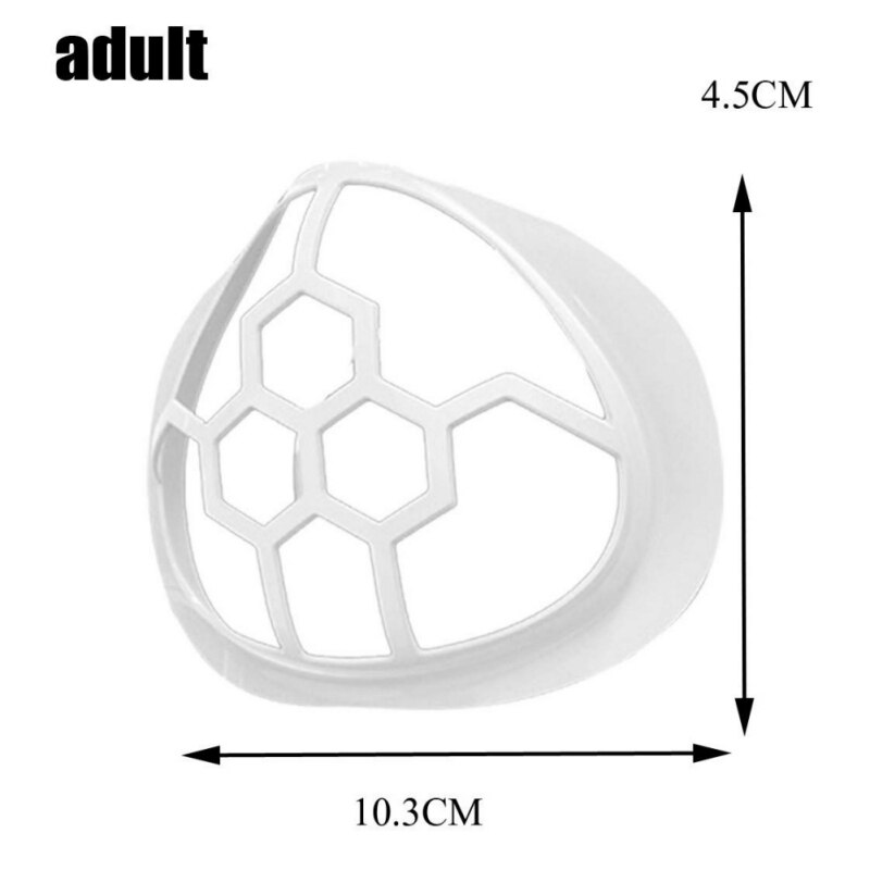5/10Stck 3D Maske Halterung Maske Zubehör Atmen Reibungslos Und Kühle Maske Halfter Atmungsaktiv Gesundheits Zubehör: Erwachsene D / 5Stck