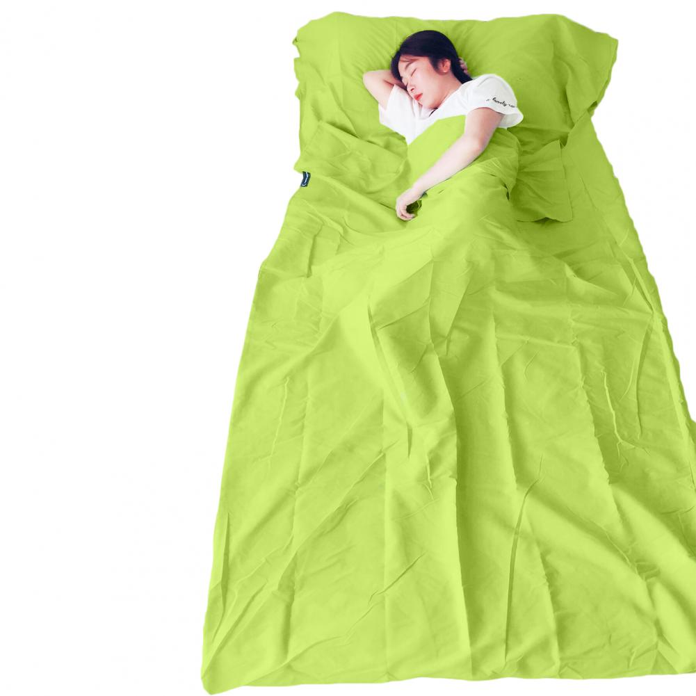 Bärbar ultralätt sovsäck utomhus camping tält säng resesovsäck liner vattentät resa hotell lakan sovsäck
