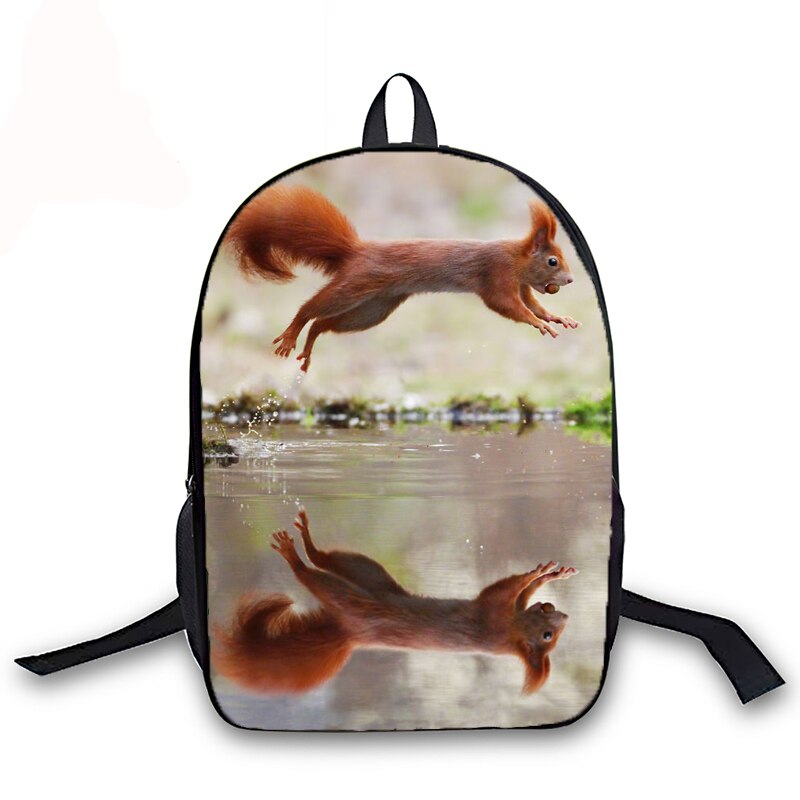 16 Inch Backpack with Usb Cable 3D Cat Reflection Tiger Prints School Bag for Boys Girls Kids Backpack Primary Student Schoolbag