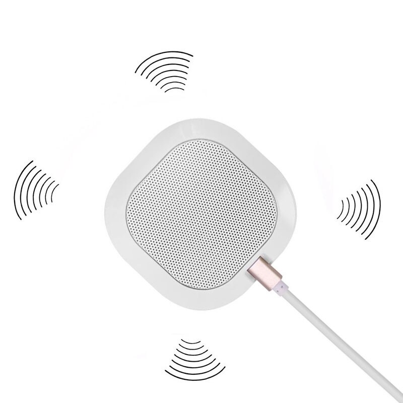 Conference Microphone USB Microphone Omni-Directional Boundary Capacitor Plug-And-Play USB Pc Microphone