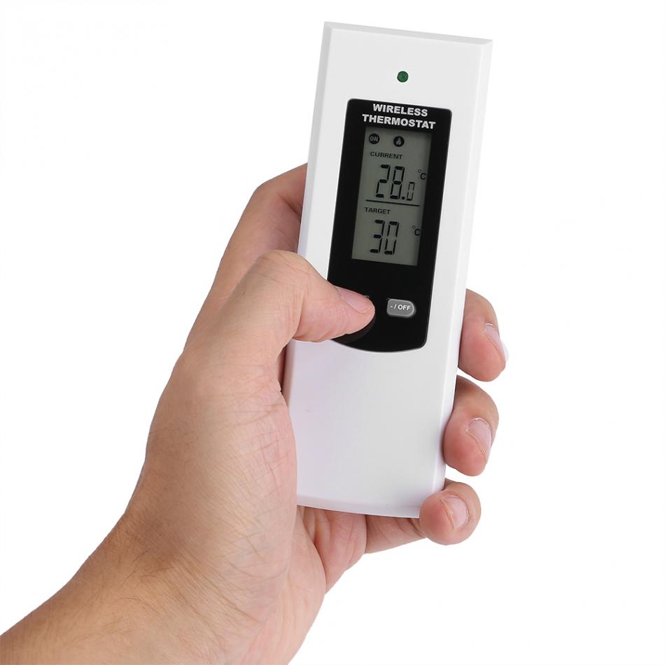 Digital Wireless Room Thermostat Temperature Controller Heating Cooling function with Remote Control + LCD backlight
