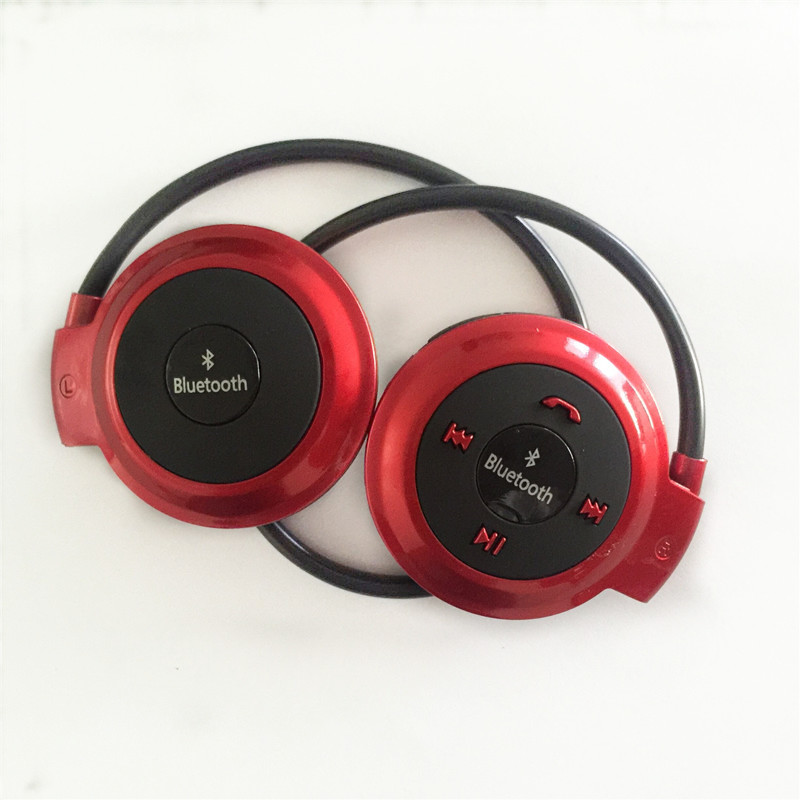 Auriculares deportivos inalámbricos con Bluetooth, reproductor MP3 con Radio FM, estéreo, tarjeta TF, máx. 32GB