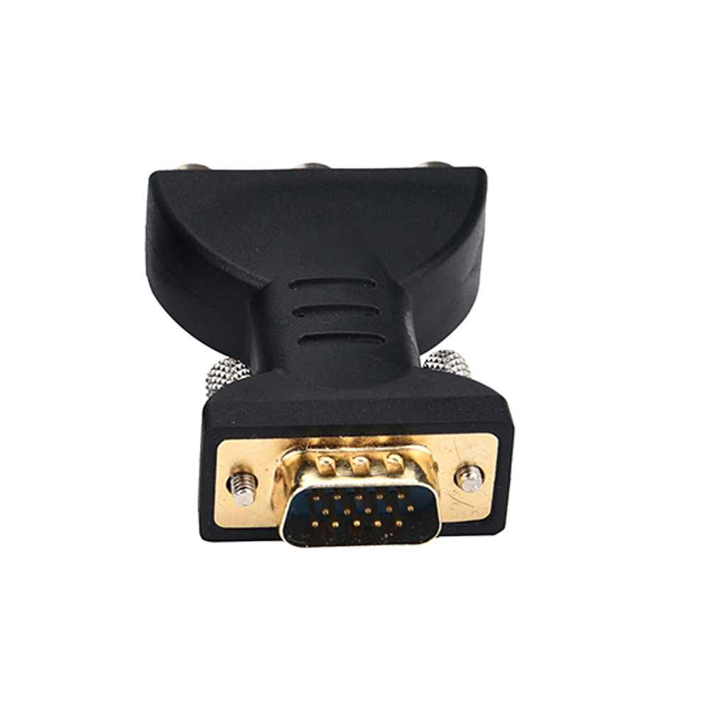 Vga til ypbpr kabel rca rgb video hunn til  hd 15- pinner vga komponent video omformer tv lcd konverterer vga til rca signal 20 apr 16