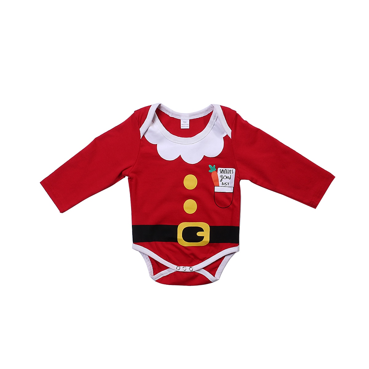 Xmas Newborn Infant Baby Boy Girl Bodysuits Christmas Clothes Party Long Sleeve Jumpsuits Outfit Costume