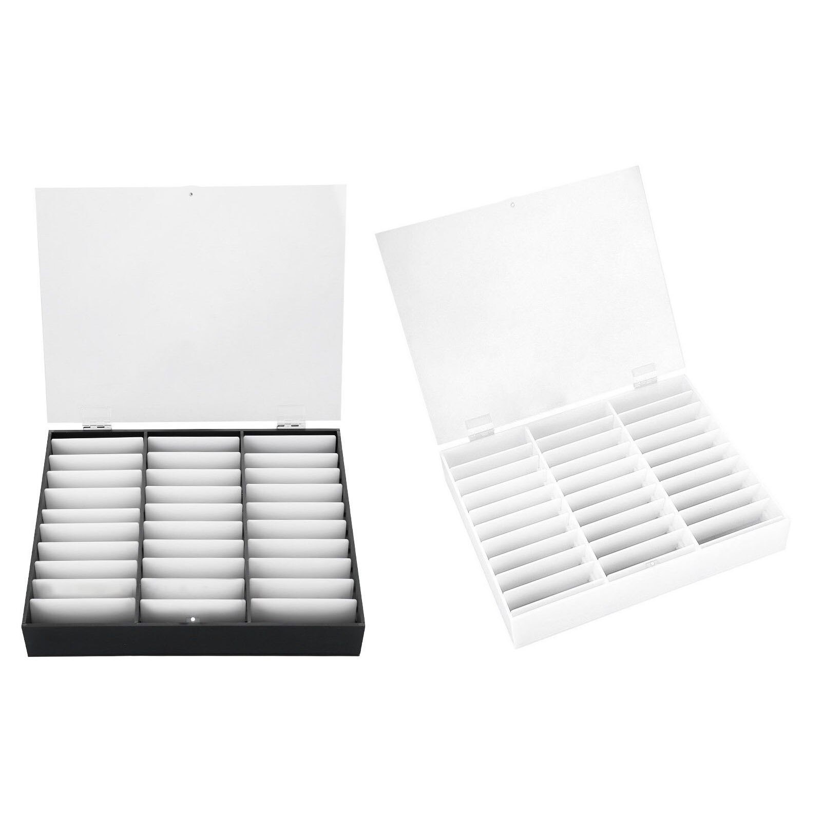 Nail Manicure Opbergdoos 33 Grids Draagbare Verstelbare Container Acryl Organizer Nail Gereedschap