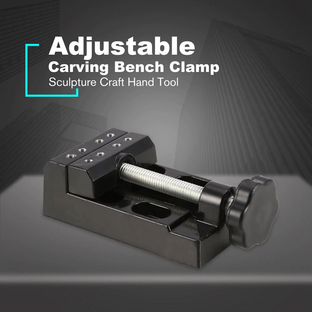 1pc svart käft bänkklämma miniborrpress skruvstäd mikroklämma platt skruvstäd gör-det-själv-handverktyg carving bänkklämma borr universal jan 10th
