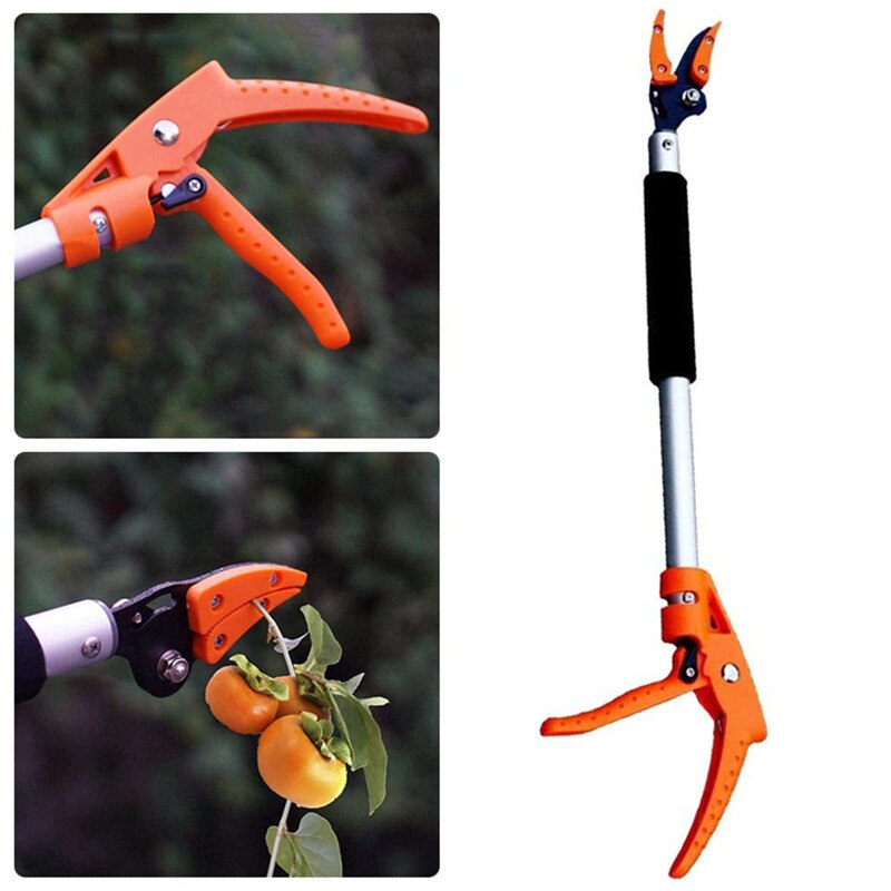 0.6-2M bardzo długi teleskopowy przycinanie i trzymanie objazd sekator Max cięcie 1/2 cala zbierak robić owoców drzewo nóż narzędzia ogrodowe