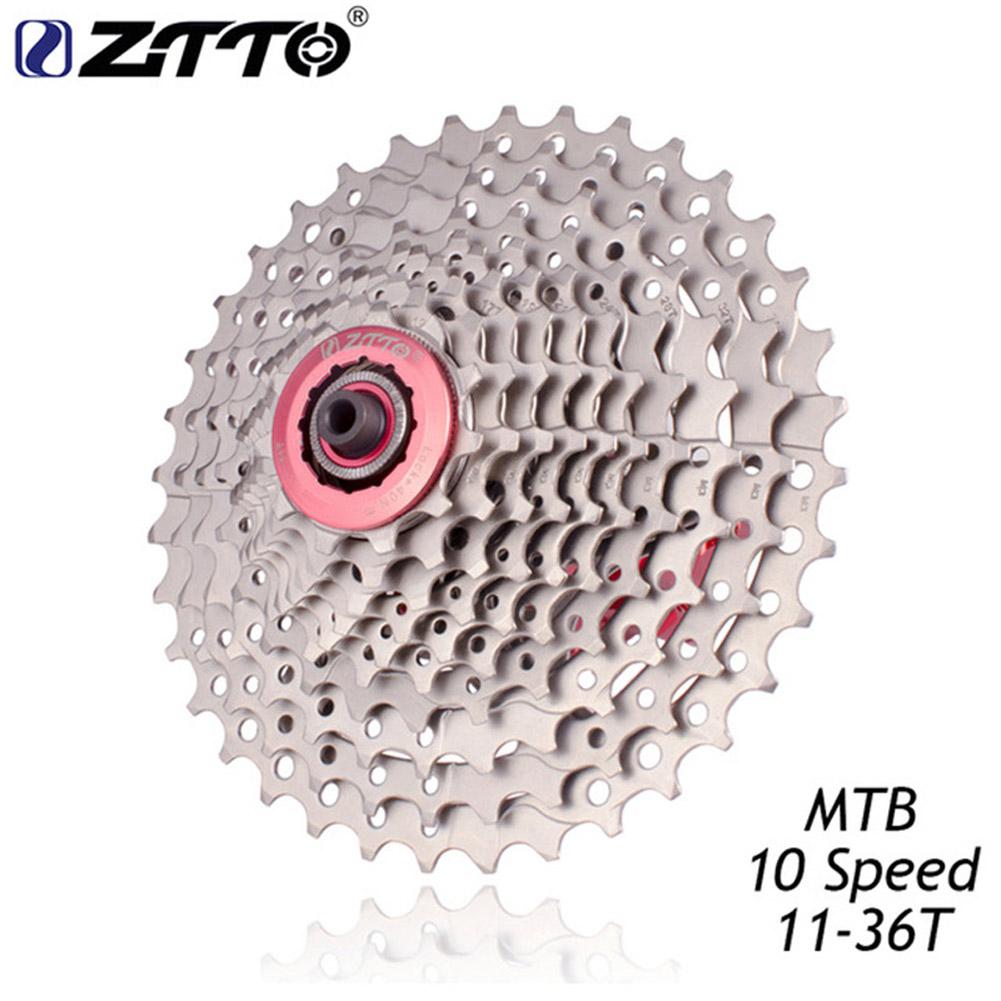 Mtb 10 S Freewheel 10 Speed Cassette 11-36T Zilver Stalen Vliegwiel Voor Onderdelen Fietsen Mountainbike Fiets deel: Default Title