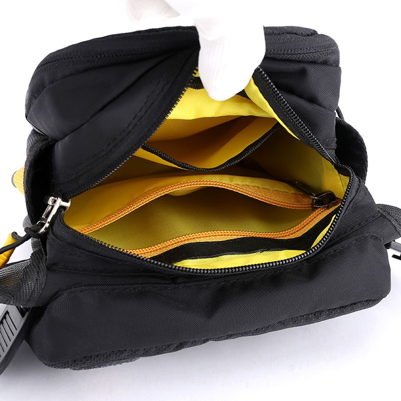 Heren nylon heuptas heuptas beentas rugzak riem heuptas dijbeen tas reis crossbody schoudertas