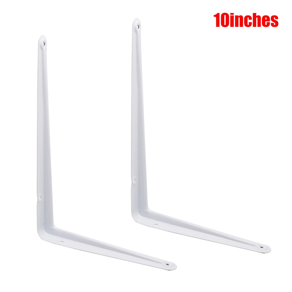 2 stuks driehoekige steunrekhouder, stabiele standaard voor thuis, muuropslag, slaapkamer, driehoekige steunrek -40: 10 inch