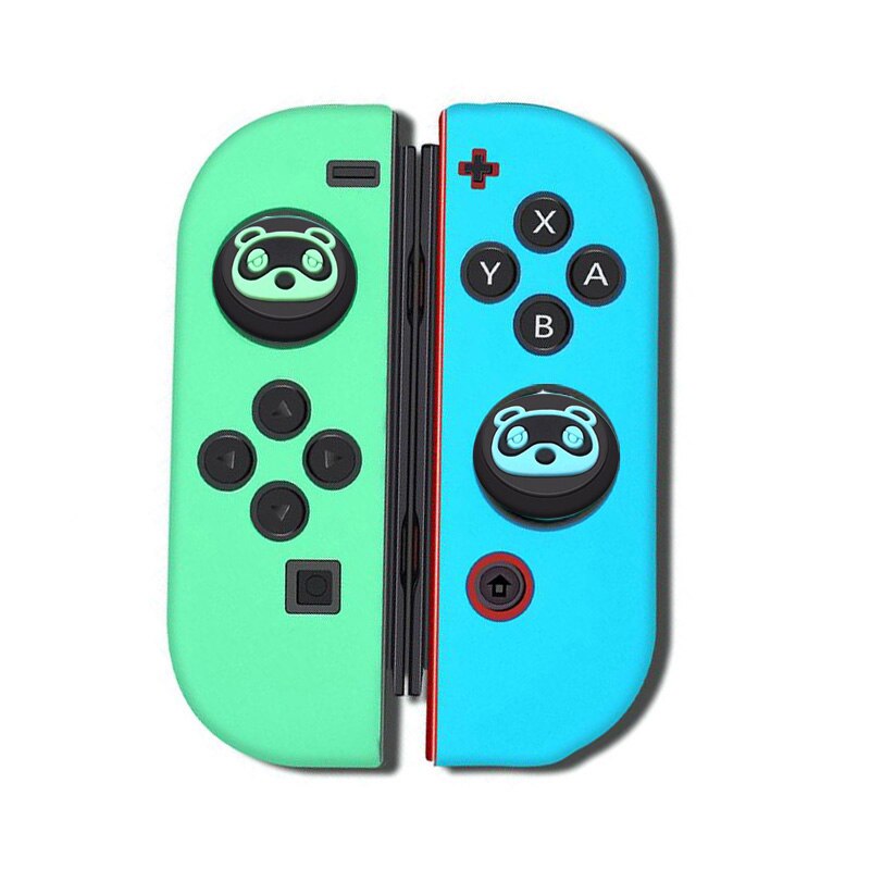 Custodia protettiva Con impugnatura a levetta custodia protettiva per Joystick custodia protettiva per Switch NS Joy-Con custodia morbida in Silicone per Controller nintendo Joycon: Set E