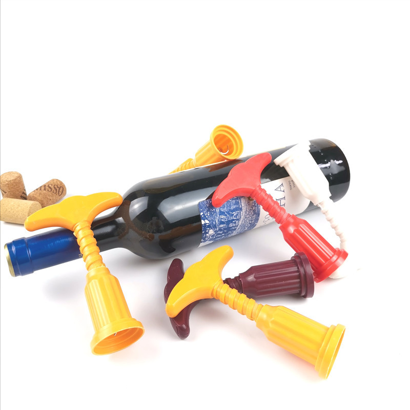 1PC Plastic Wine Opener Corkscrew Wine Bottle Opener Cork Puller Remover Champagne Opener Tool Kitchen Bar Accessories