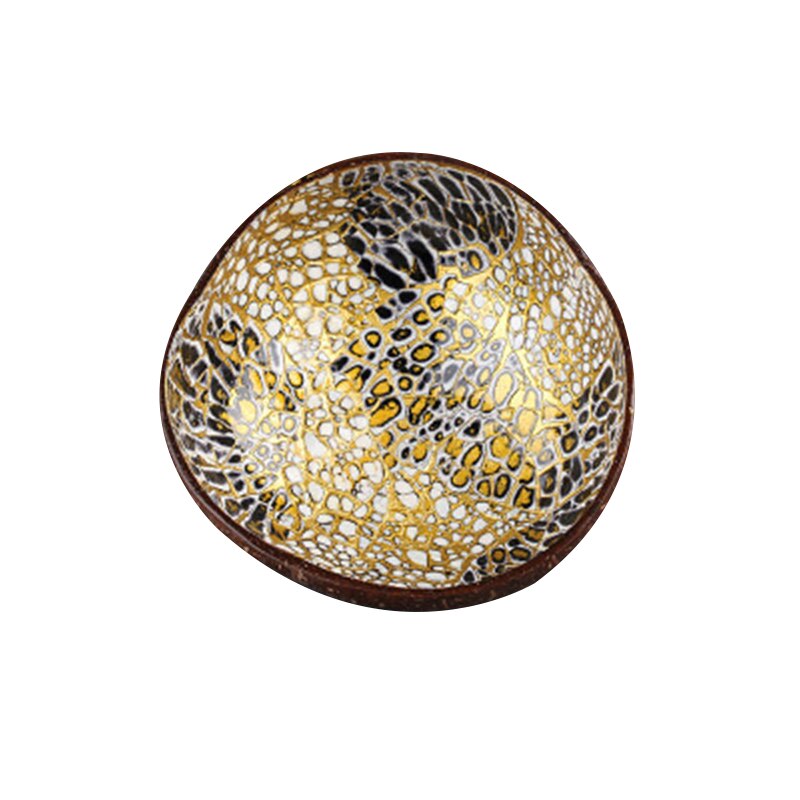 Skål slik opbevaring dekoration naturlig fad kokosnødskal giftfri frugt miljøvenlig: -en