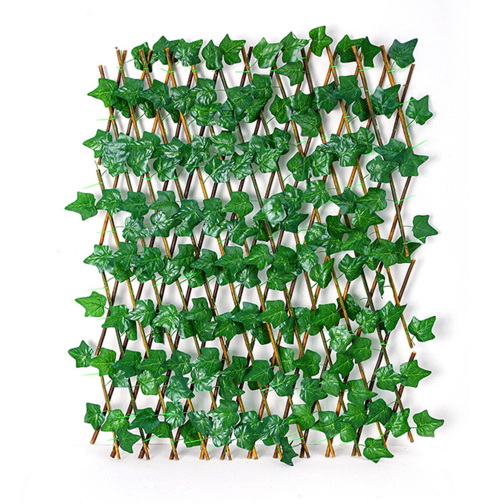 Artificial Leaf Fence Net Artificial Hedges Fence Faux Lvy Vine Leaf Decoration Simulation Green Plants for Outdoor Garden Decor: A
