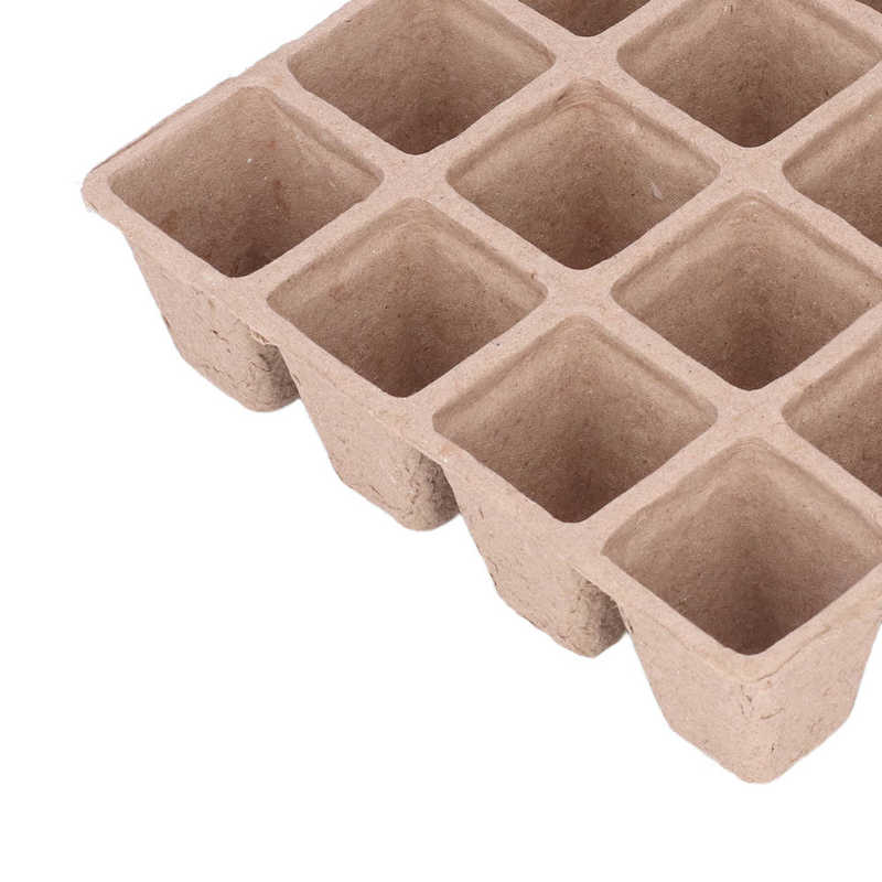 Plant Pots Eco Friendly Paper Pulp Seed Starter Nursery Pots for Grasses Seed