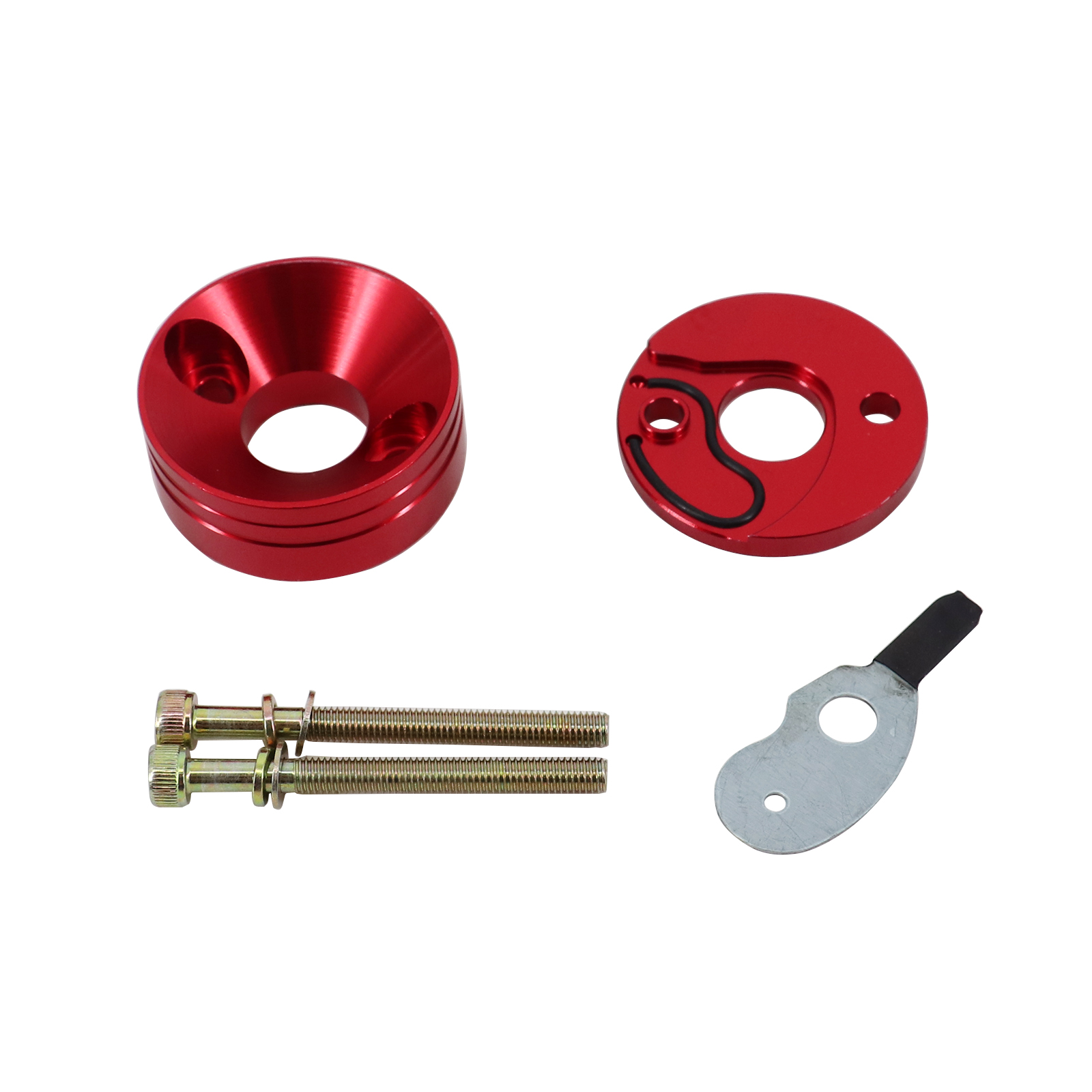 Adaptador de filtro de aire de carburador CNC para Scooter de hoja Goped De Pie Grande, Minimoto de bolsillo, Mini Dirt ATV, 23cc, 33cc, 43cc, 47cc, 49cc