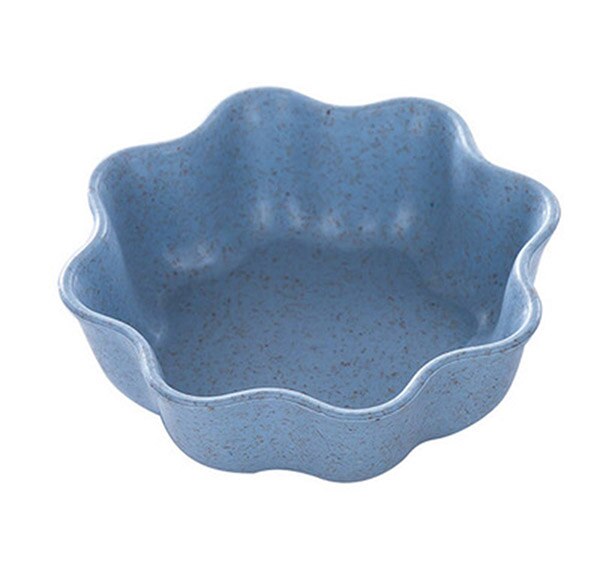 Homies 1PC Leaves ShapeWheat Straw Soy Sauce Dish Rice Bowl Plate Sub - plate Japanese Tableware Food Container Baby Kids Dish: 7