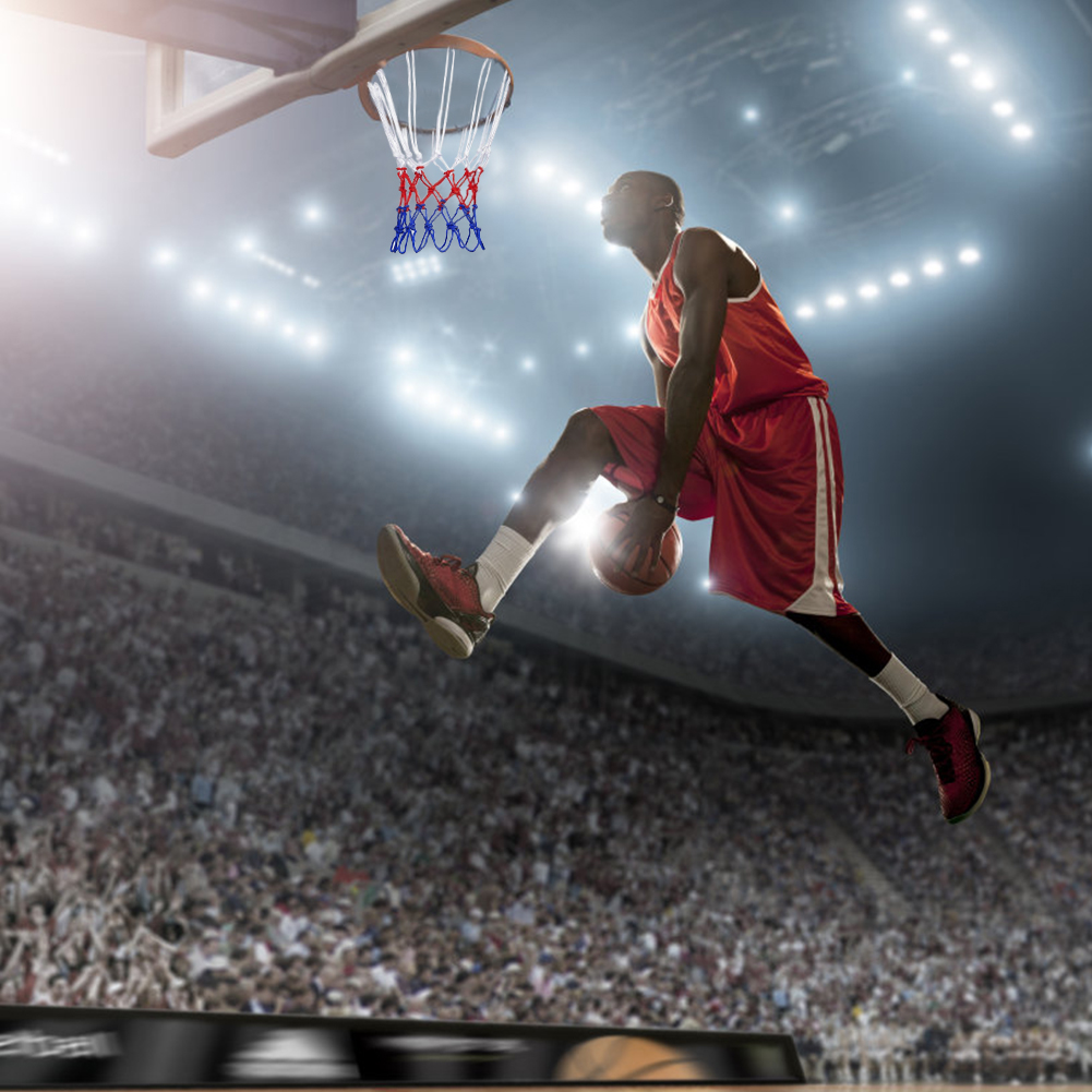 5mm Basketball Rim Mesh Net Durable Basketball Net Heavy Duty Nylon Net Hoop Goal Rim Mesh Fits standard basketball rims